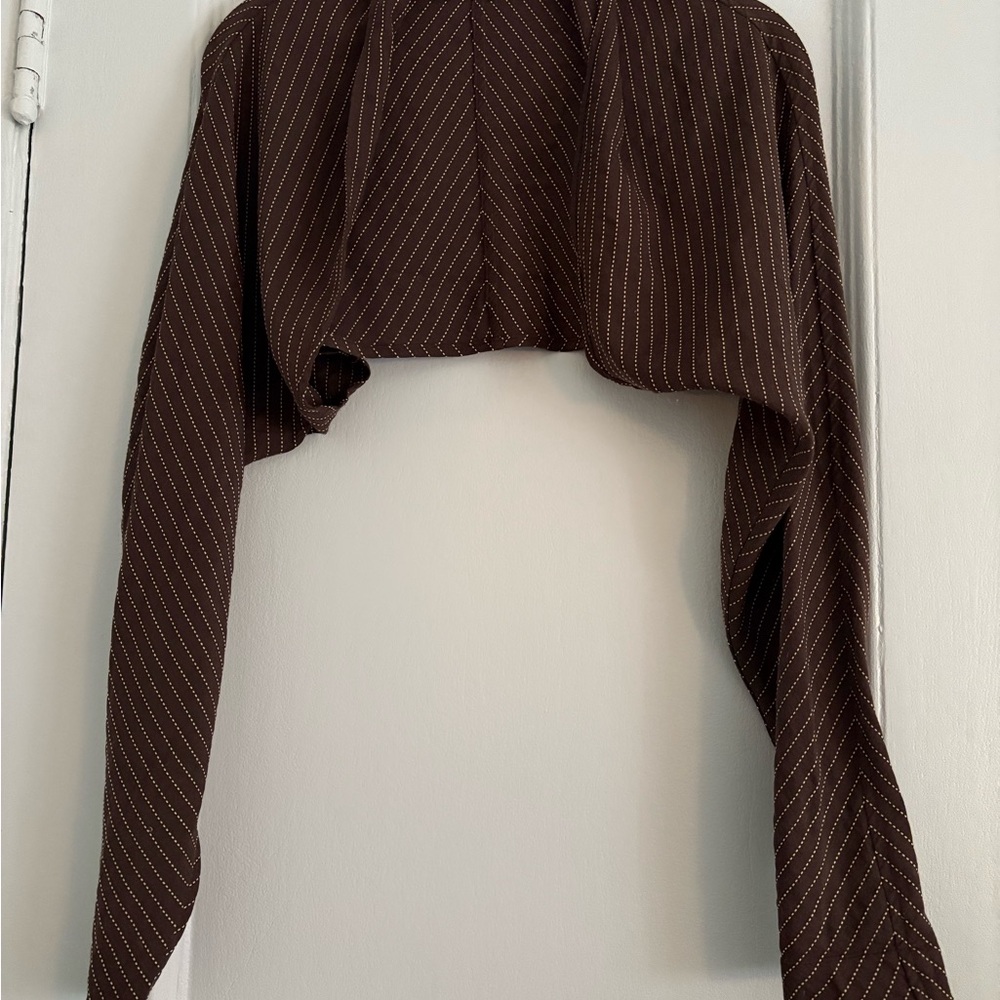 Parachute VINTAGE pin stripe skirt and matching shrug jacket